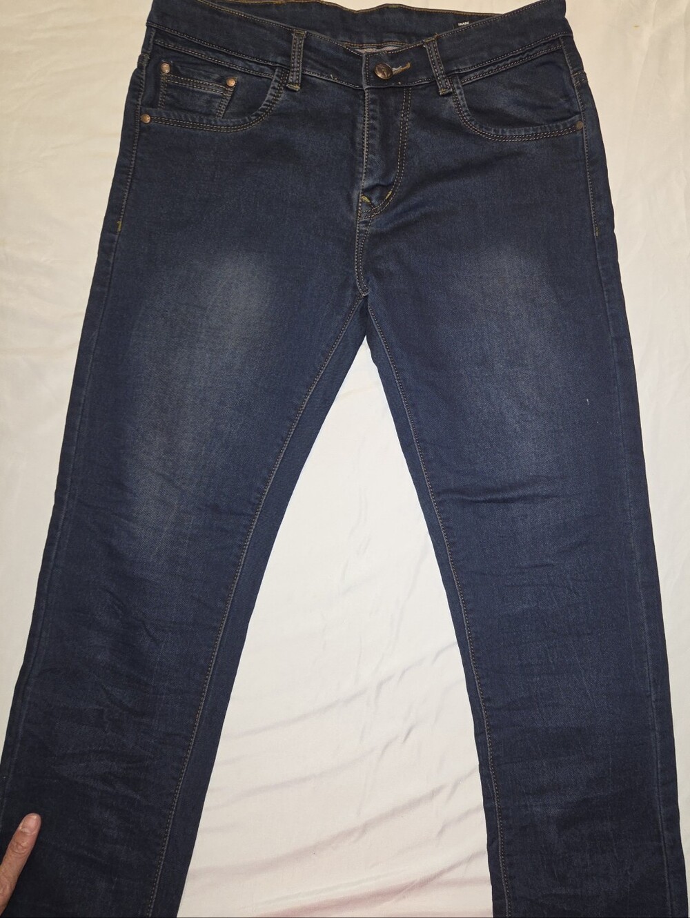 Armani Jeans Men's Slim Straight Dark Blue Denim